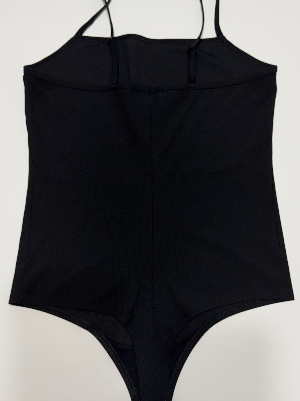 SPANX Black Slim-Strap Bodysuit